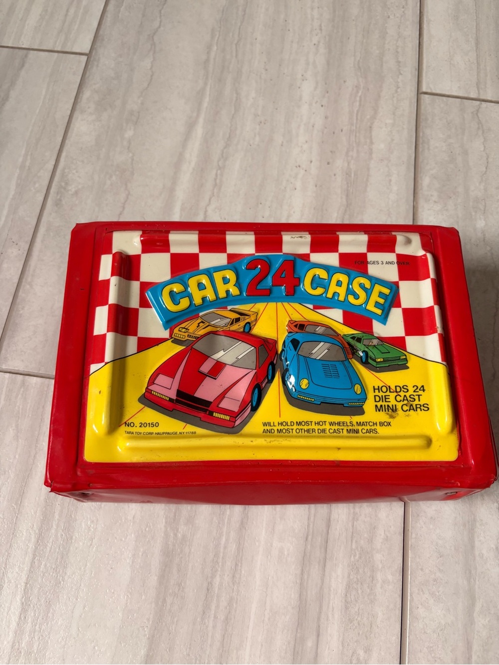 Vintage Tara Car 24 Case 20150 Hot Wheels Matchbox Die Cast Holder with cars